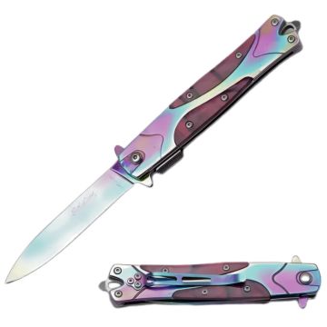 Snake Eye Tactical Stiletto Spring Assist Knife SE-1112RD